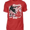 Wrestle Your Bad Self Not Others - Men Basic Shirt-4