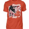 Wrestle Your Bad Self Not Others - Men Basic Shirt-1236