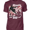 Wrestle Your Bad Self Not Others - Men Basic Shirt-839