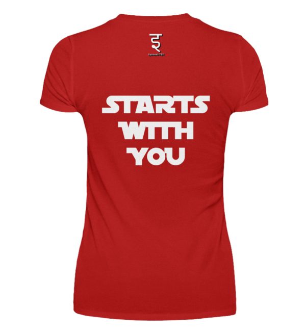 World Peace Starts With You - Women Basic Shirt-4