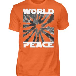 World Peace Starts With You - Men Basic Shirt-1692