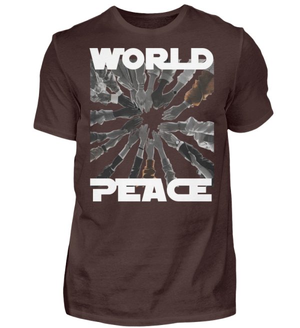 World Peace Starts With You - Men Basic Shirt-1074