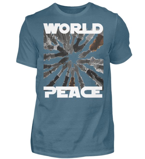 World Peace Starts With You - Men Basic Shirt-1230