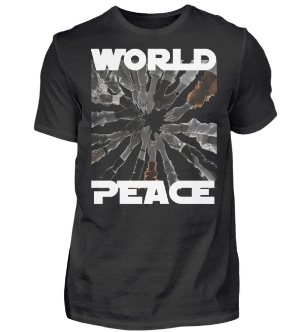 World Peace Starts With You - Men Basic Shirt-16