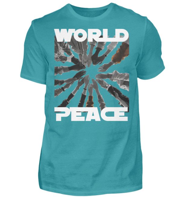 World Peace Starts With You - Men Basic Shirt-1242