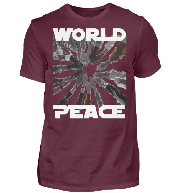 World Peace Starts With You - Men Basic Shirt-839