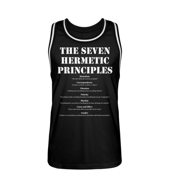 The Seven Hermetic Principles - Unisex Basketball Jersey-16