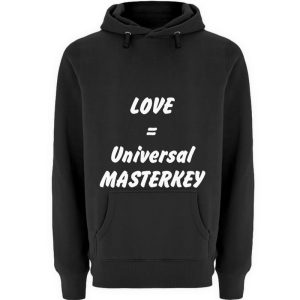 Love is the Universal MASTERKEY - Unisex Premium Hoodie-16