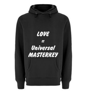 Love is the Universal MASTERKEY - Unisex Premium Hoodie-16