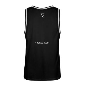 Be the change you want to see (in the world) - Unisex Basketball Jersey-16