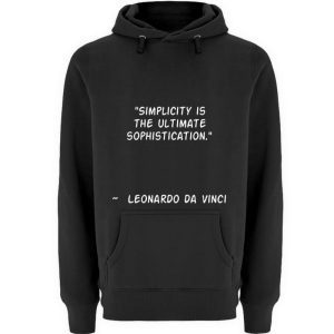 Simplicity is the Ultimate Sophistication - Unisex Premium Hoodie-16