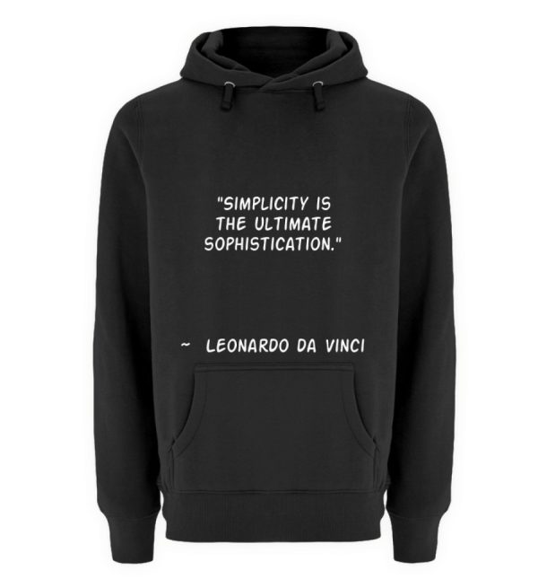 Simplicity is the Ultimate Sophistication - Unisex Premium Hoodie-16