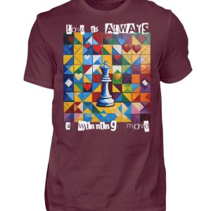 Love is always a winning move - Men Basic Shirt-839