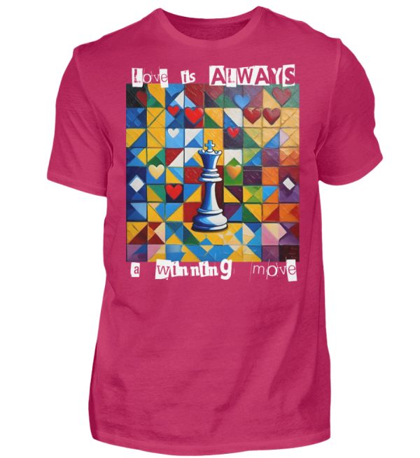 Love is always a winning move - Men Basic Shirt-1216