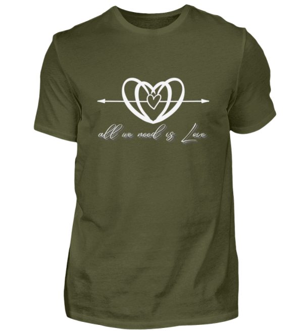 All we Need is Love - Men Basic Shirt-1109