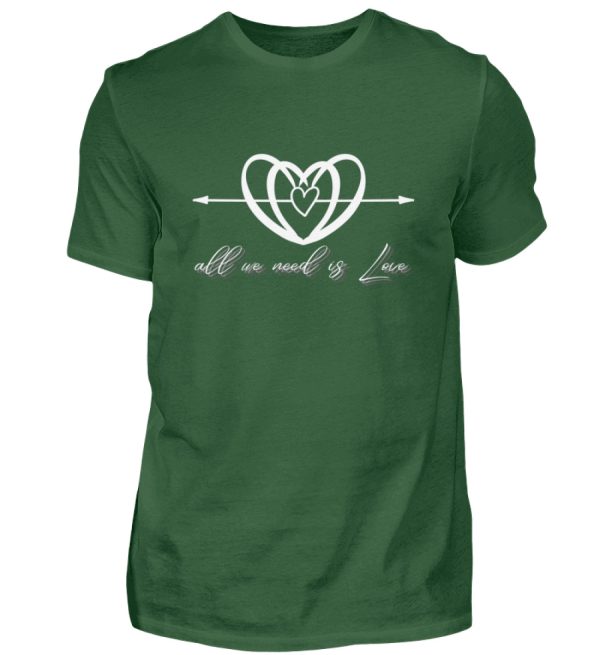 All we Need is Love - Men Basic Shirt-833