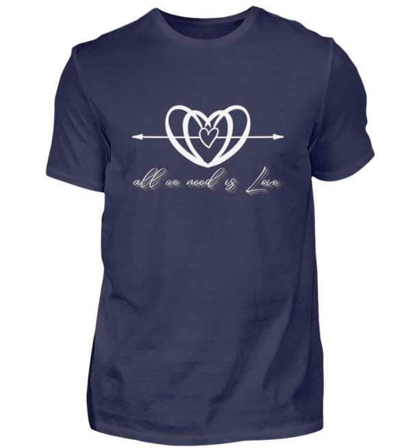 All we Need is Love - Men Basic Shirt-198