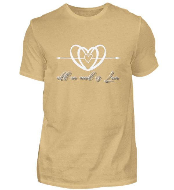 All we Need is Love - Men Basic Shirt-224