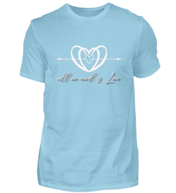 All we Need is Love - Men Basic Shirt-674