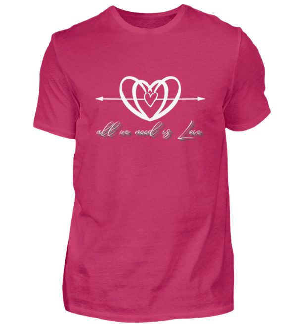 All we Need is Love - Men Basic Shirt-1216