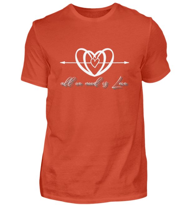 All we Need is Love - Men Basic Shirt-1236