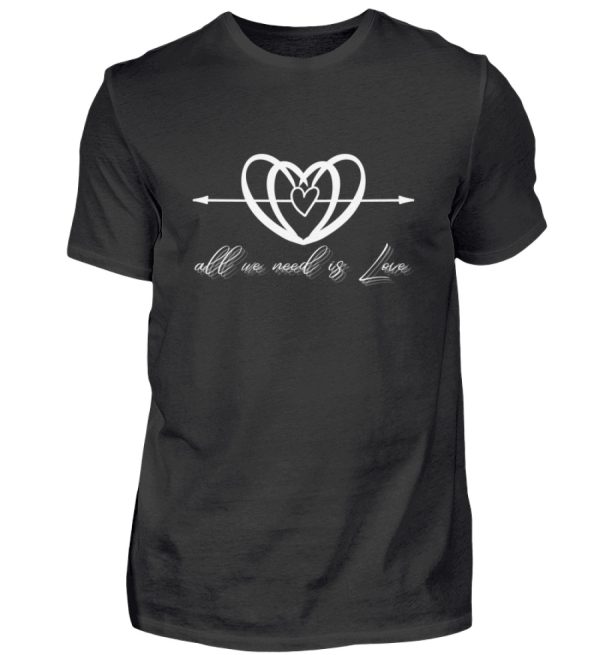 All we Need is Love - Men Basic Shirt-16