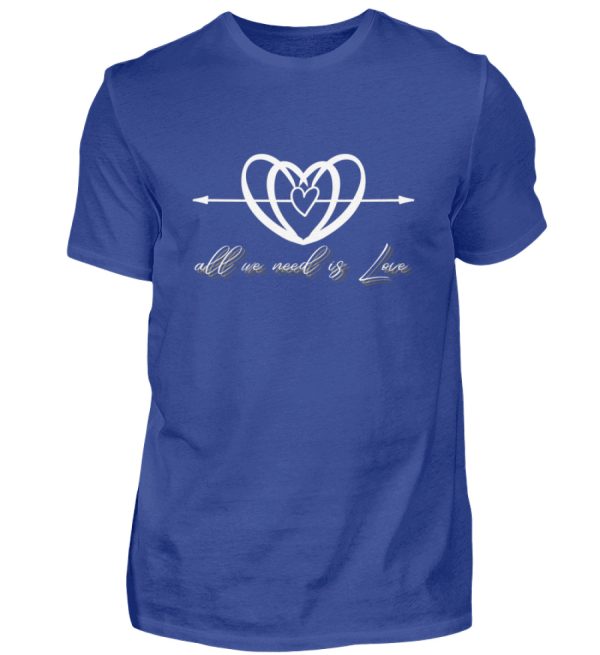 All we Need is Love - Men Basic Shirt-668