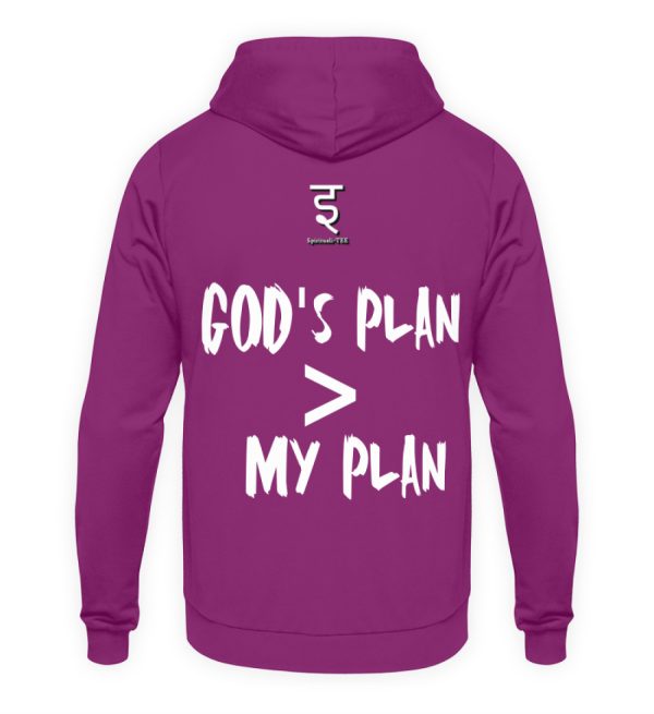 God-s plan is larger than my plan - Unisex Hoodie-1658