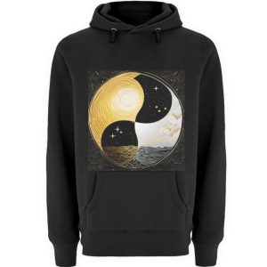 Ying Yang Night Day - Unisex Premium Hoodie-16