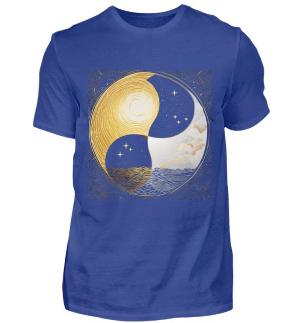 Ying Yang Night Day - Men Basic Shirt-668