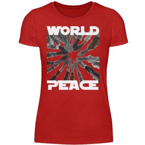 World Peace Starts With You - Women Basic Shirt-4