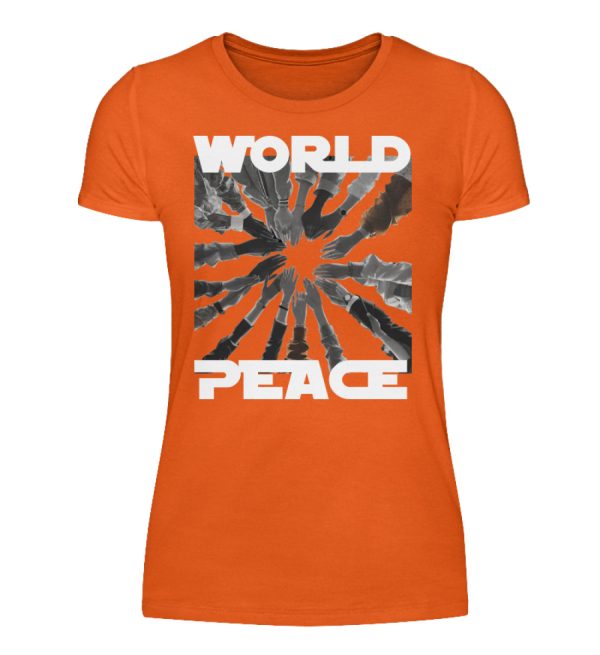 World Peace Starts With You - Women Basic Shirt-1692