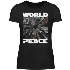 World Peace Starts With You - Women Basic Shirt-16