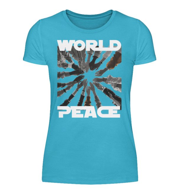 World Peace Starts With You - Women Basic Shirt-2462