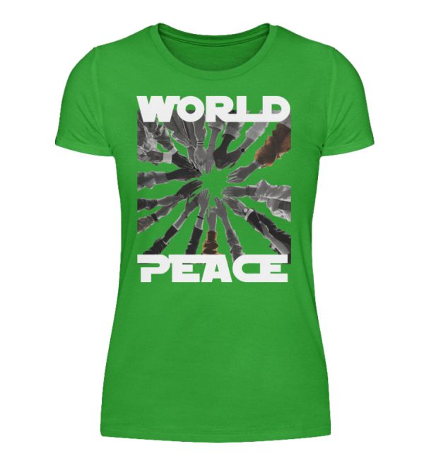 World Peace Starts With You - Women Basic Shirt-2468