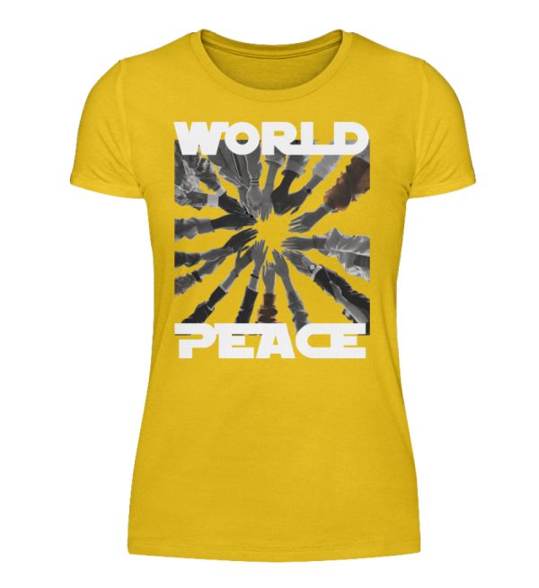 World Peace Starts With You - Women Basic Shirt-3201