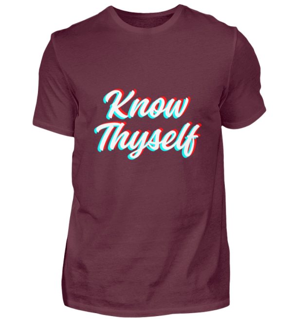 Know Thyself - Men Basic Shirt-839