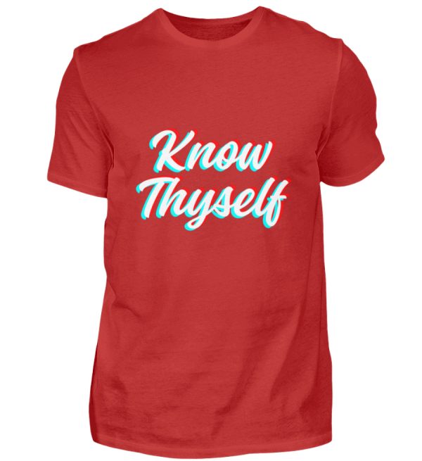 Know Thyself - Men Basic Shirt-4