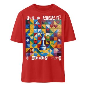 Love is always a winning move - Organic Relaxed Shirt ST/ST-4