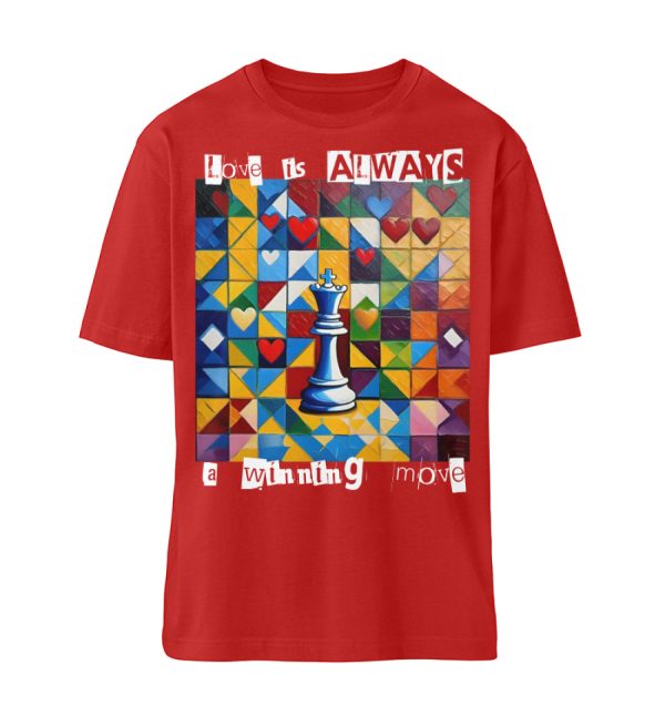 Love is always a winning move - Organic Relaxed Shirt ST/ST-4