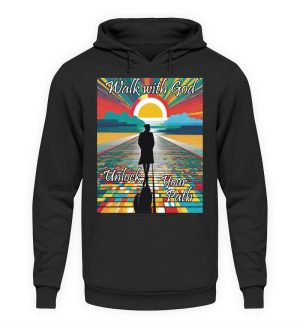 IVVGEG5Q_JH001-639 Walk with God Unlock Your Path - Unisex Hoodie-639