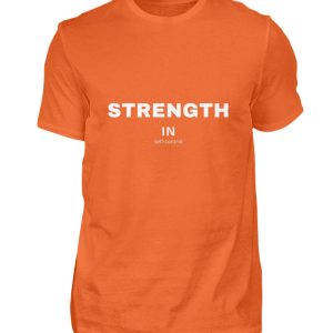 Strength in Self-control - Men Basic Shirt-1692