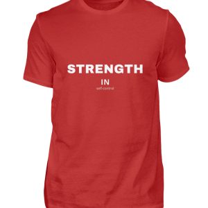 Strength in Self-control - Men Basic Shirt-4