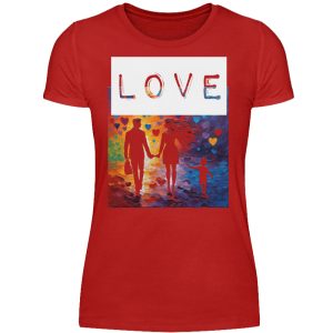 Love Heals Empowers Unites - Women Basic Shirt-4
