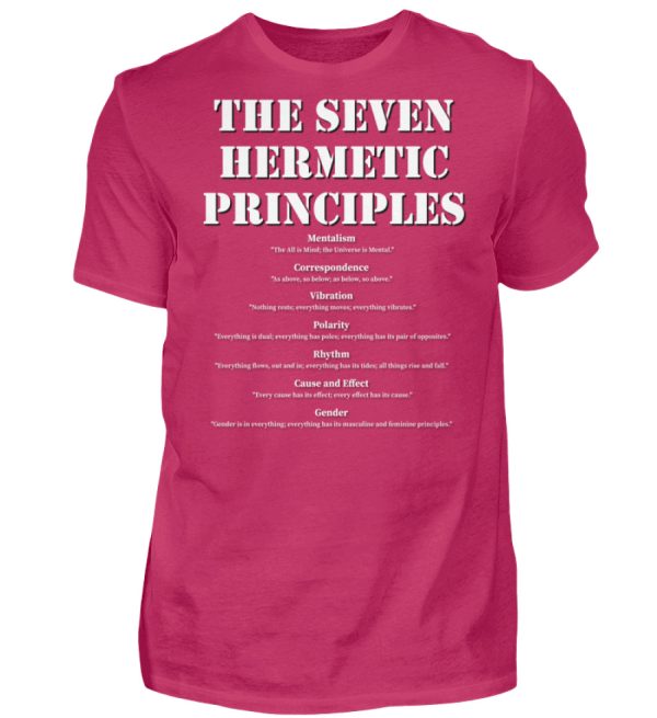 The Seven Hermetic Principles - Men Basic Shirt-1216