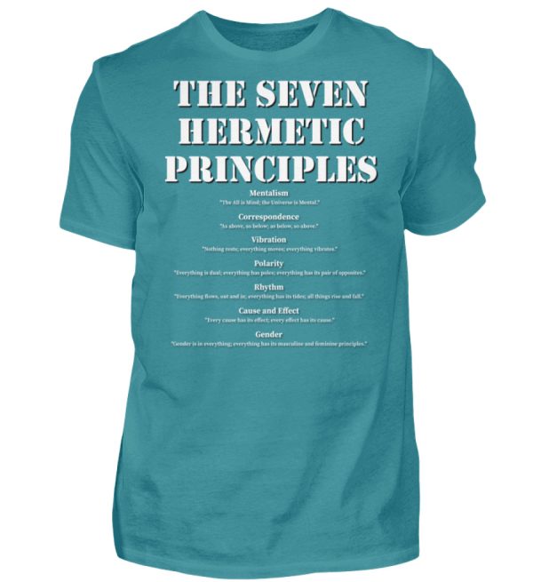 The Seven Hermetic Principles - Men Basic Shirt-1096