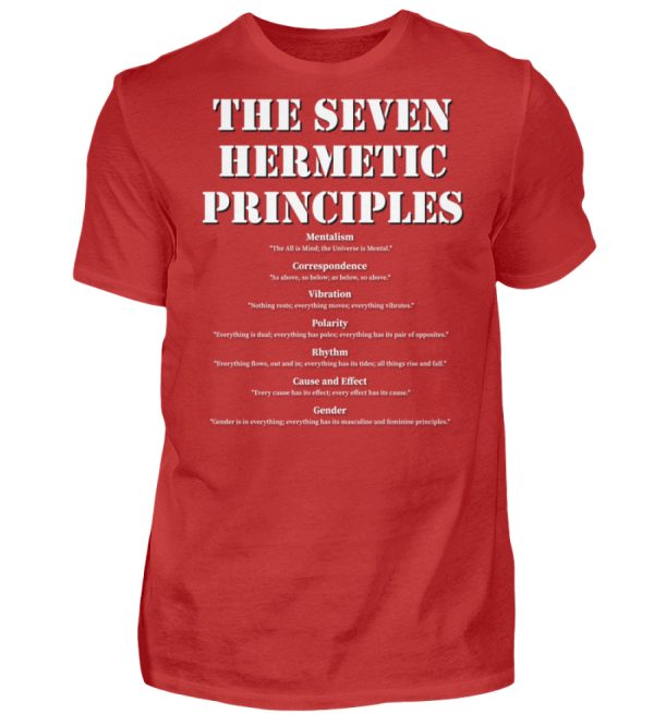 The Seven Hermetic Principles - Men Basic Shirt-4