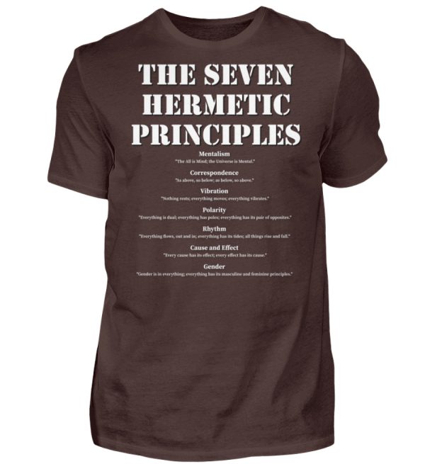 The Seven Hermetic Principles - Men Basic Shirt-1074