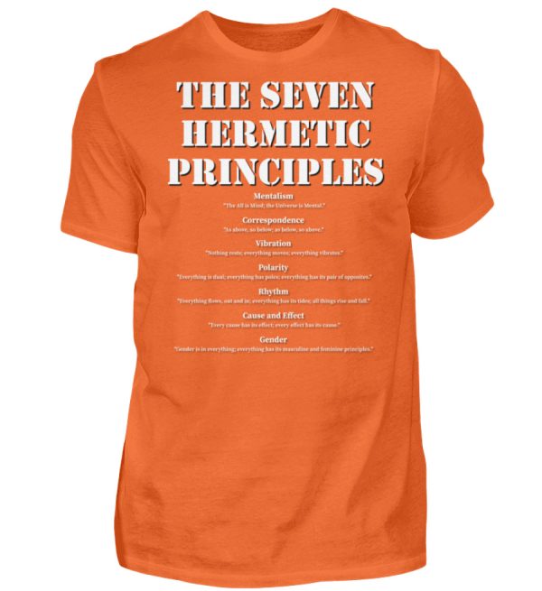 The Seven Hermetic Principles - Men Basic Shirt-1692