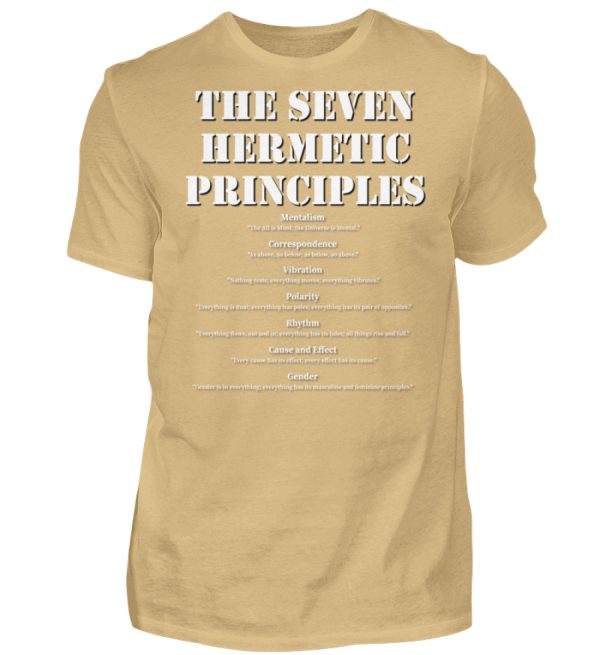 The Seven Hermetic Principles - Men Basic Shirt-224